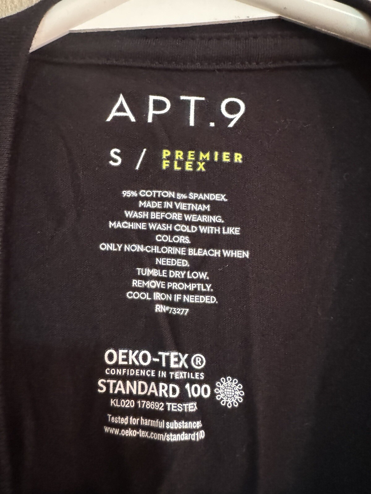 Apt. 9 Men’s Premier Flex Basic Solid Black Short… - image 2