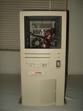 VINTAGE PC COMPAQ PROSIGNIA 300 EMPTY TOWER CASE NO MOTHERBOARD OR POWER SUPPLY