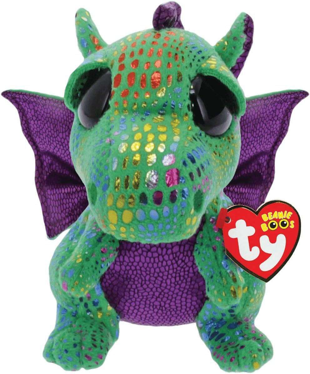 Beanie Boos Cinder Green Dragon Soft Plush Stuffed Animal Toy-image