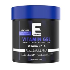 Hair Styling Gel 8.45 Oz Strong Hold Flake Free Hair Thickening Formula