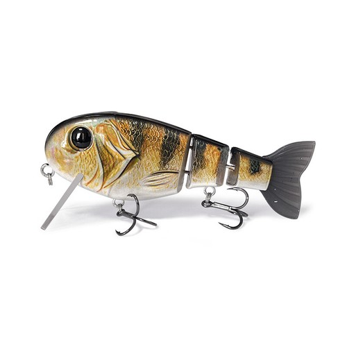 Basso esca da pesca galleggiante multi snodo gioco grande 12,5 cm/50 g esca a manovella - Foto 16 di 18