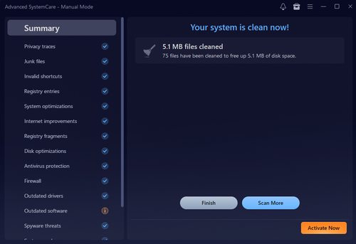 IObit Advanced SystemCare PRO 19 - 3 PC 1 Year - [Download] - Afbeelding 7 van 12