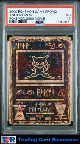 2000 Pokemon Game Movie Ancient Mew Pokemon 2000 Movie PSA 3 VG