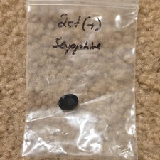 Sapphire Loose Gemstone, Oval Cut, Cut Form -...