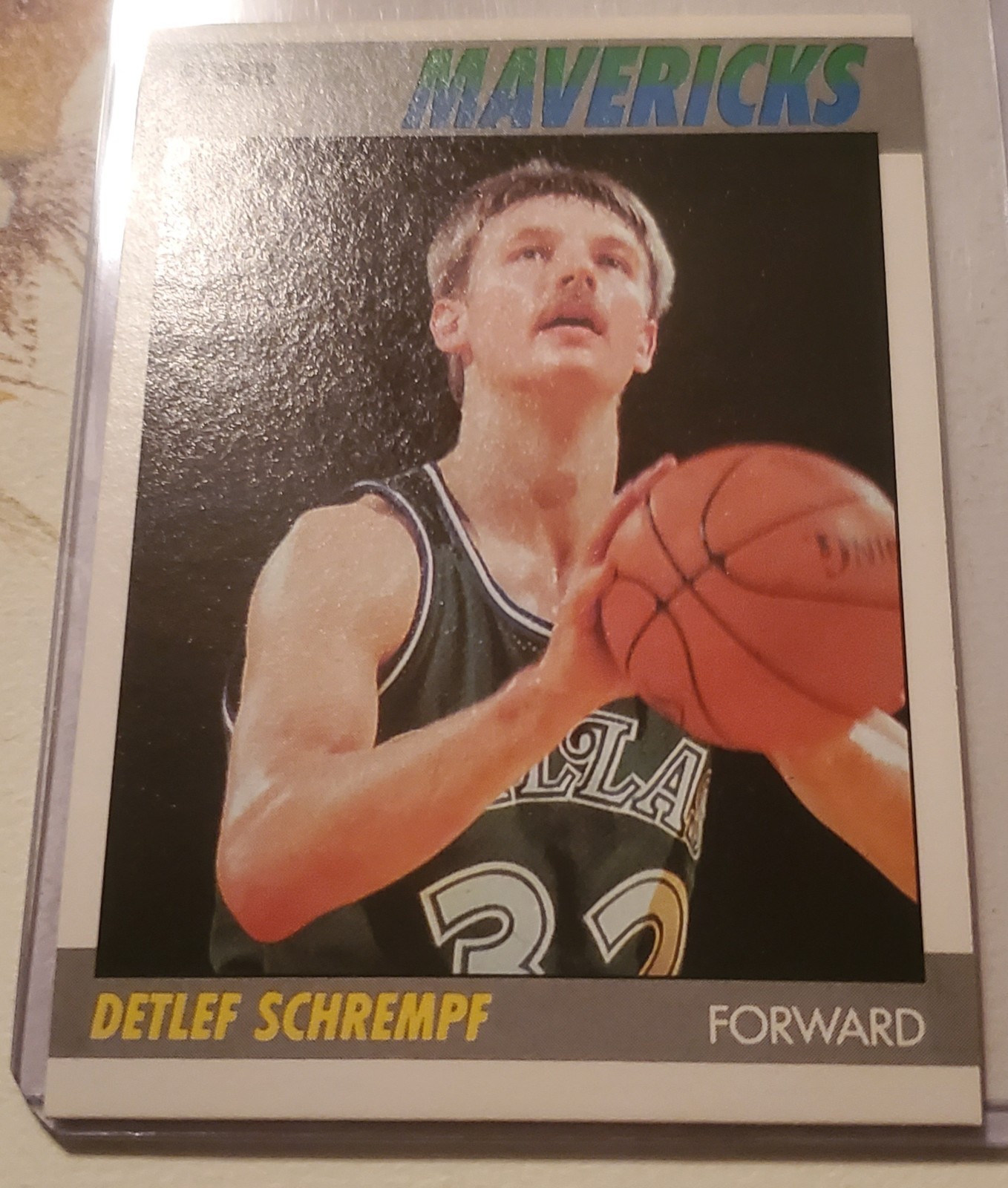 1987-88 Fleer Basketball #97 Detlef Schrempf Rookie Mavericks