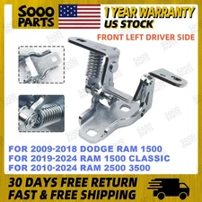 Front Lower Left Driver Side Door Hinge For 2010-2024 Ram 3500 2500 1500 Classic