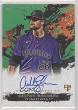 2021 Topps Inception Rookie and Emerging Star Green /125 Ashton Goudeau Auto 0cv