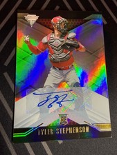 2021 Panini Chronicles - Titanium Autographs Tyler Stephenson #2 (AU, RC) NM EN