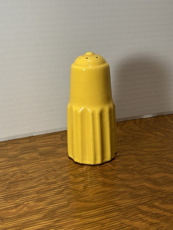 Garden City Pottery Yellow Shaker Art Deco Just One