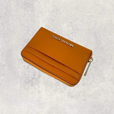 Michael Kors MK Portemonnaie Card Case Geldbörse Jet Set Travel Orange Geld NEU