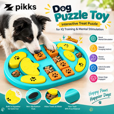 Dog Puzzle Toy Interactive Treat Feeder IQ Training Slow Feeding Enrichment Game
