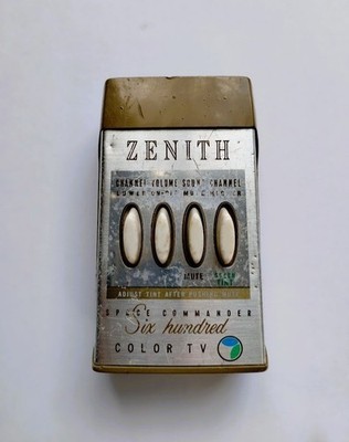 Vintage Zenith Space Commander Six Hundred 600 remote control
