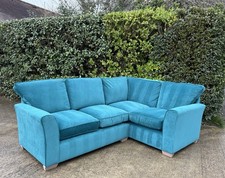 Teal M&S Lincoln Corner Sofa Set In Spotless Condition