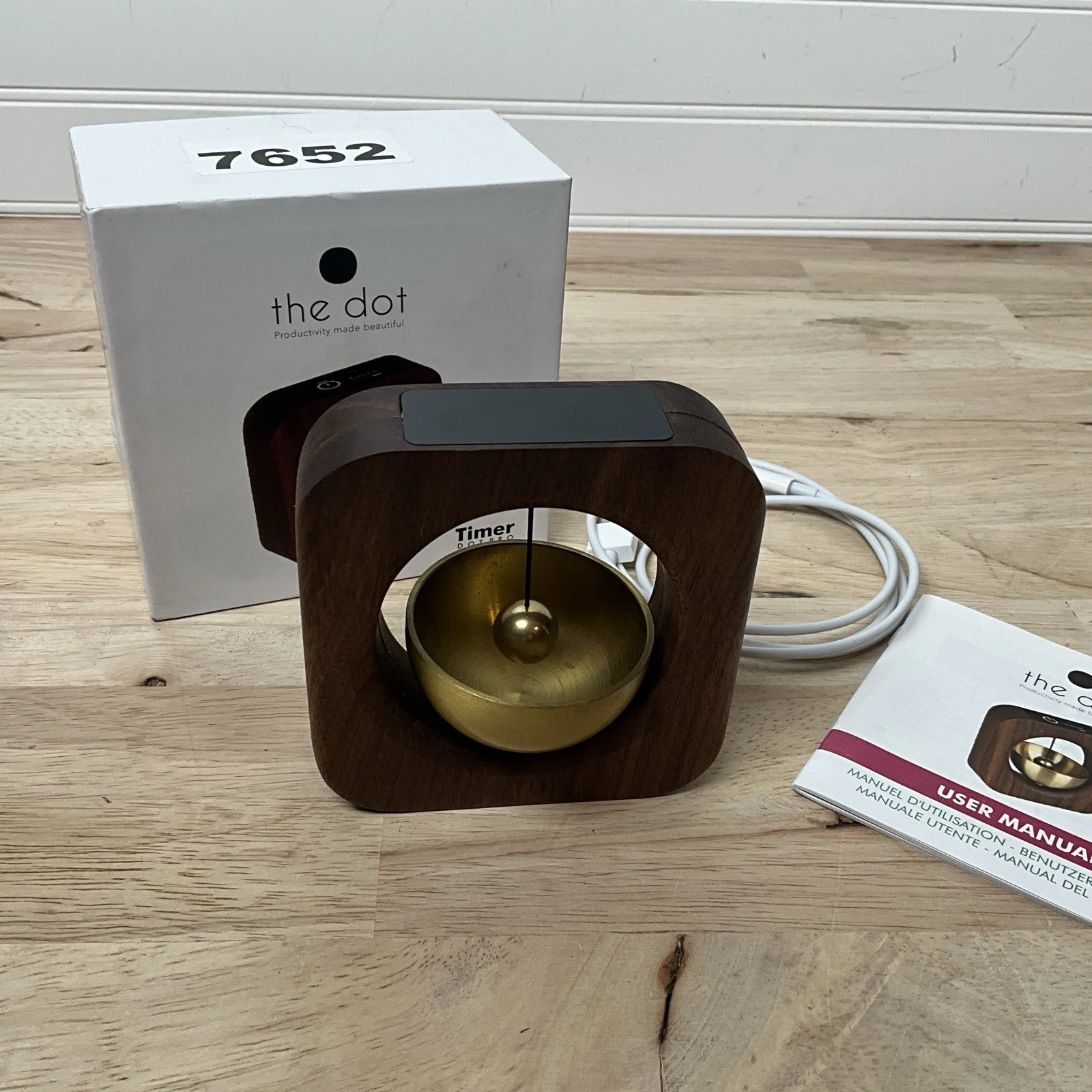 Elegant Wooden Pomodoro Timer Cube Original High-End Quality Desk Timer for P...
Opens in a new wind