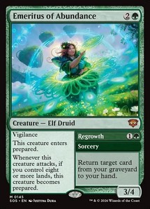 Emeritus of Abundance 145/444 Secrets of Strixhaven Foil
