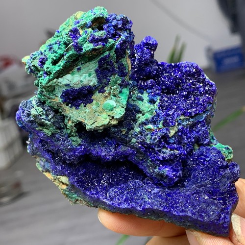 177G BEST Natural Azurite/Malachite crystal minerals specimens D503 - Picture 14 of 14