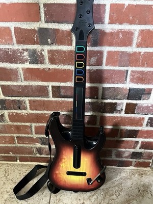 RedOctane Xbox 360 Guitar Hero World Tour Wireless Controller Sunburst  Tested