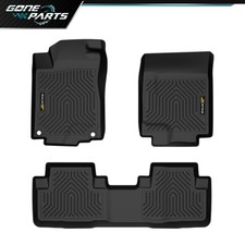 Front 1st 2nd Row Floor Liner Set All Weather Fit For 2012-2016 Honda Cr-v