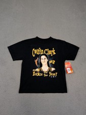 Indiana Fever Shirt Youth Large Black WNBA Basketball Caitlin Clark 2024 Tee