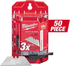 Milwaukee General Purpose Knife Utility Blades Bulk 50 Piece 48-22-1950