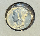 1940-D Mercury Dime BU Uncirculated GEM FB Full Bands FSB US Silver Coin