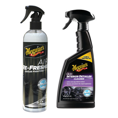 Meguiar's  Quik Interior Detailer  + Black Chrome Air Refresher Lufterfrischer