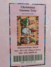 Diamond Art Club Christmas Gmome Trio Kit