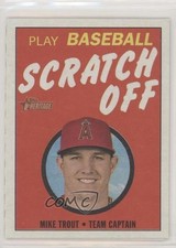 2019 Topps Heritage 1970 Topps Scratch Off Mike Trout #1 9cf