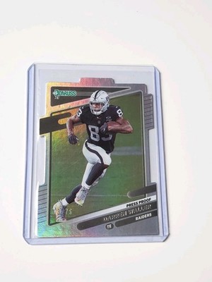 Panini Donruss 2021 Darren Waller Raiders Press Proof Die Cut Silver NFL /75
