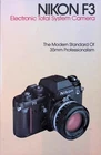 Nikon F3 Brochure Manual Set 1980s NASA Space Shuttle Titanium LCD 35mm