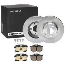 RIDEX Bremsenset Hinten Bremsscheiben Beläge für VW PASSAT Variant (3B6)