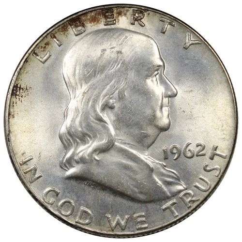 1962-D Franklin Half Dollar BU+ Uncirculated Better Date A2860