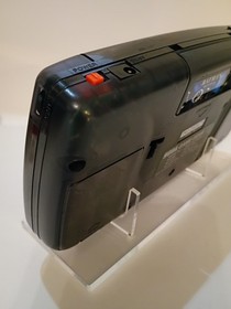 RARE Authentic Smoke Clear Black Sega Game Gear Console w Modern LCD US Seller