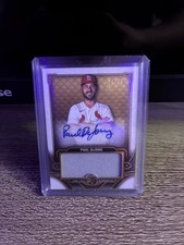 2022 Topps Triple Threads - Single Jumbo Relics Autographs Paul DeJong /99