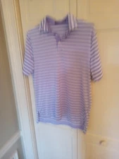 Polo Ralph Lauren Polo Shirt Men’s Med RLX Performance Golf Polo Purple Dri-Fit