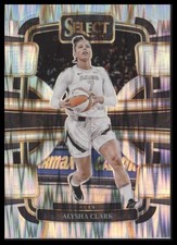 Alysha Clark 2024 Panini Select WNBA #43 Silver Flash Prizm
