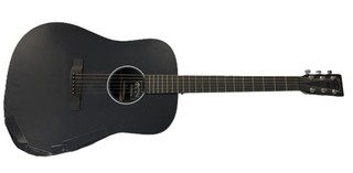 MARTIN & CO DXAE Black Electro Acoustic Guitar Black Satin Gig Bag K25