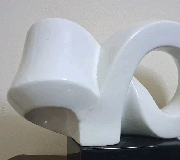 Urban Trends Collection White Sculpture Item # 43123 - Image 4 of 4