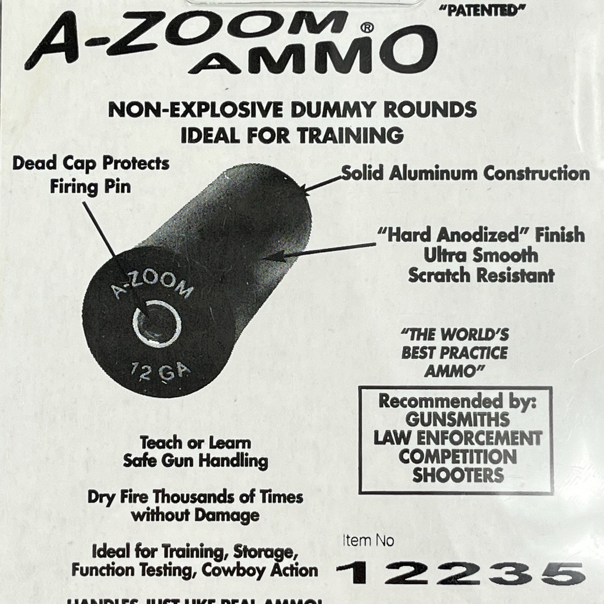 A-Zoom 8x57 Mauser Precision Metal Snap Caps AZ 12235 for sale