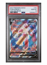 PSA 10 - 2021 POKEMON SWORD & SHIELD CHILLING REIGN #161 FA/BLAZIKEN V Blaziken on eBay