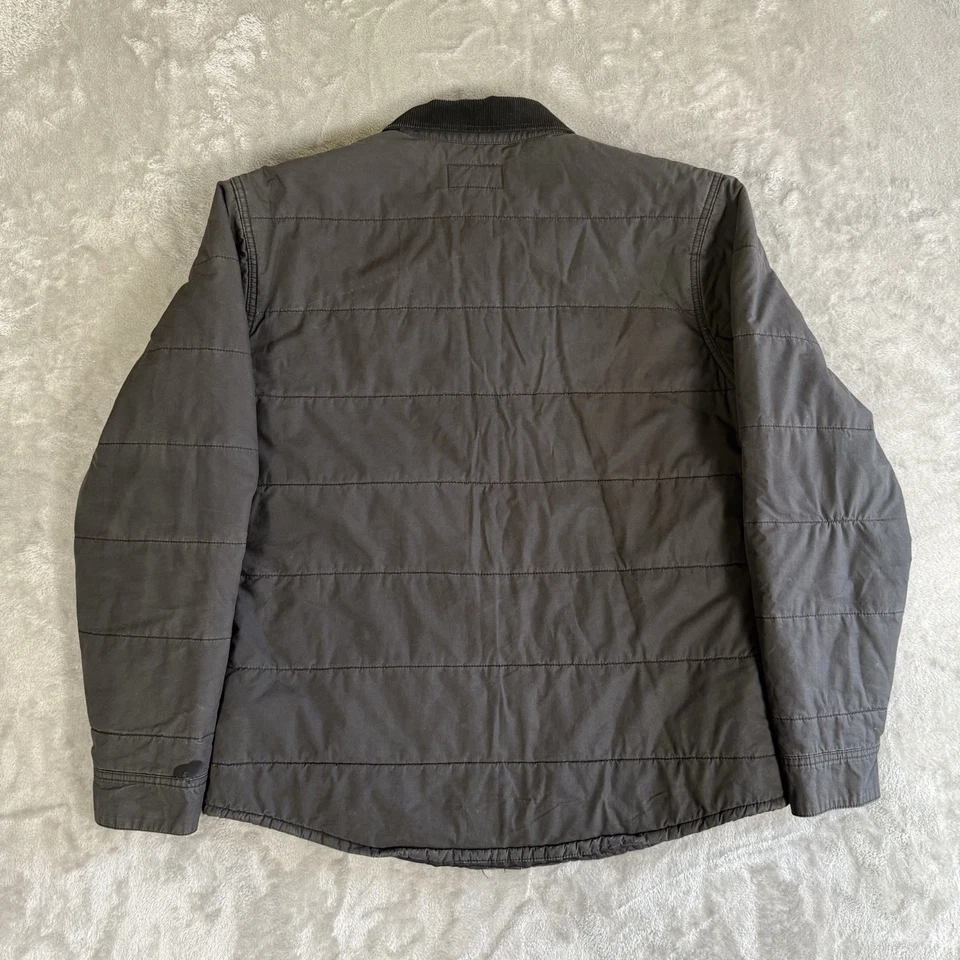 Brixton Cass Jacket Men’s Large Black Snap Front Cold Jacket - Image 2 of 4