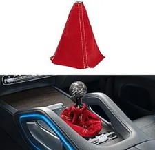 Shift Boot Cover Shifter Boot Cover Gear Gaiter Cover Auto Color Redwhite