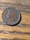 1892 Indian Cent AU Full Liberty Diamonds