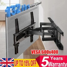 TV Wall Bracket Mount Tilt & Swivel For 32-75" Ultra Strong Double Arms