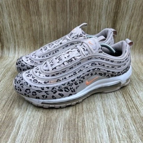 Nike Air Max 97 леопард печать женщин размер 9 туфли кроссовки Athletic CW5595-001 - Изображение 3 из 4