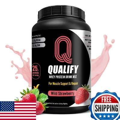 Strawberry Whey Protein Powder 25g Protein Post Workout Recovery 1.65lb