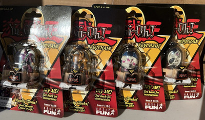 VINTAGE  Yu-Gi-Oh! Keychain series one the complete set