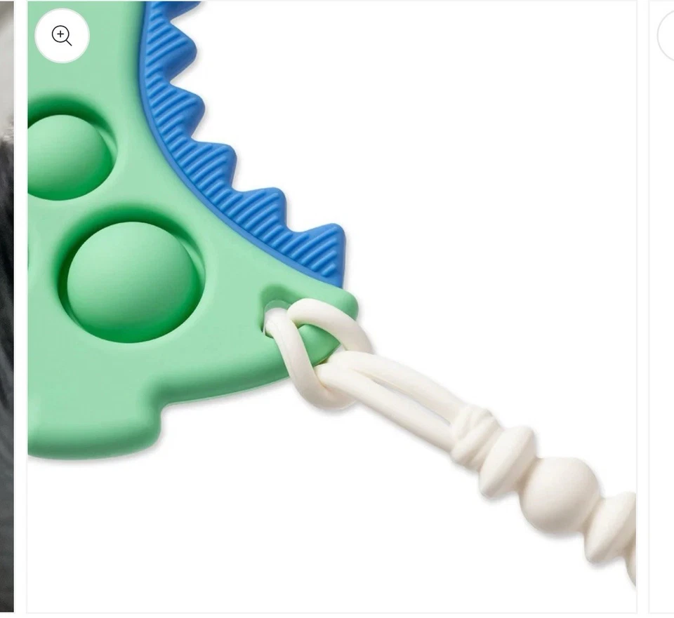 Novo com etiquetas Itzy Pop™ brinquedo mordedor sensorial popper por Itzy Ritzy - dinossauro - Imagem 2 de 4