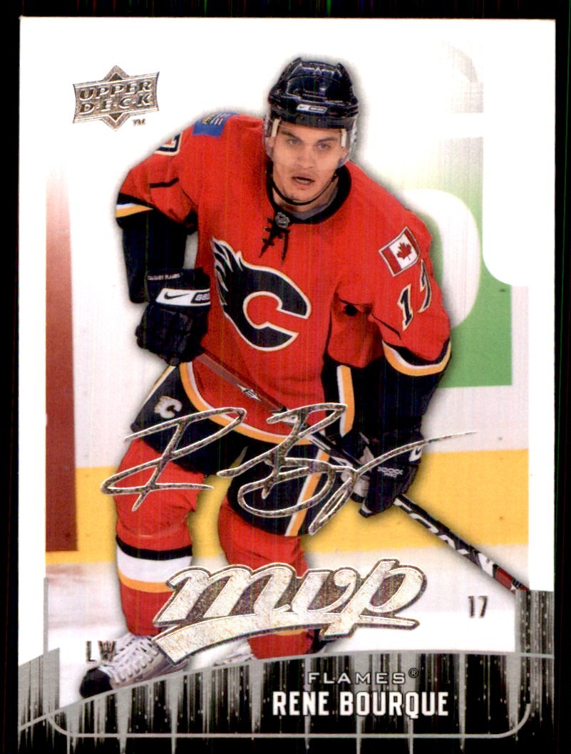 2009-10 Upper Deck MVP Rene Bourque Calgary Flames #254