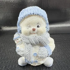 1999 Encore Group Snow Buddies Snowman Buddy Figurine 3inch Tall Vintage Figure